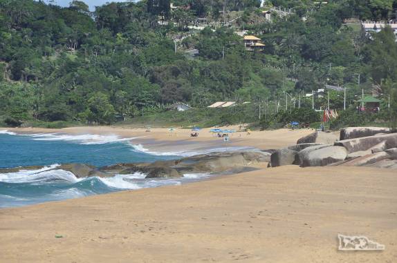 Praia do Estaleiro, em Balneário Camboriú, litoral de Santa Catarina